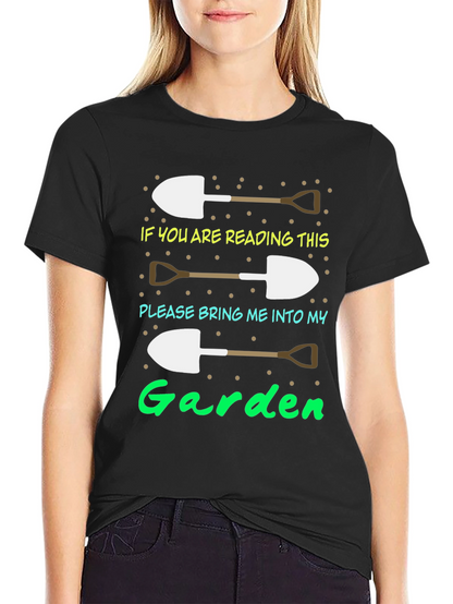 Camiseta Jardinería: Si Lees Esto Lléname al Jardín