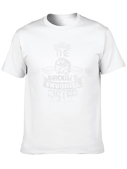 Camiseta Negra: La Hermana Favorita del Novio
