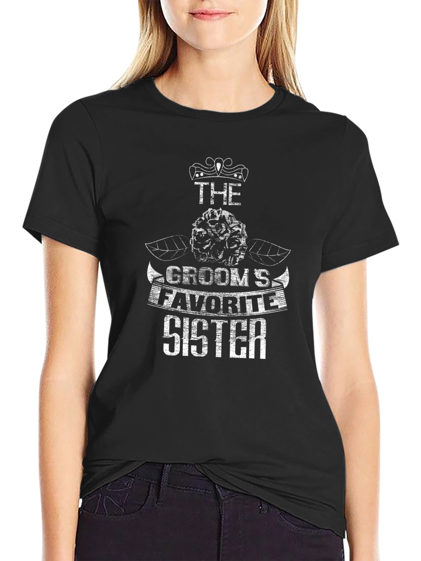 Camiseta Negra: La Hermana Favorita del Novio