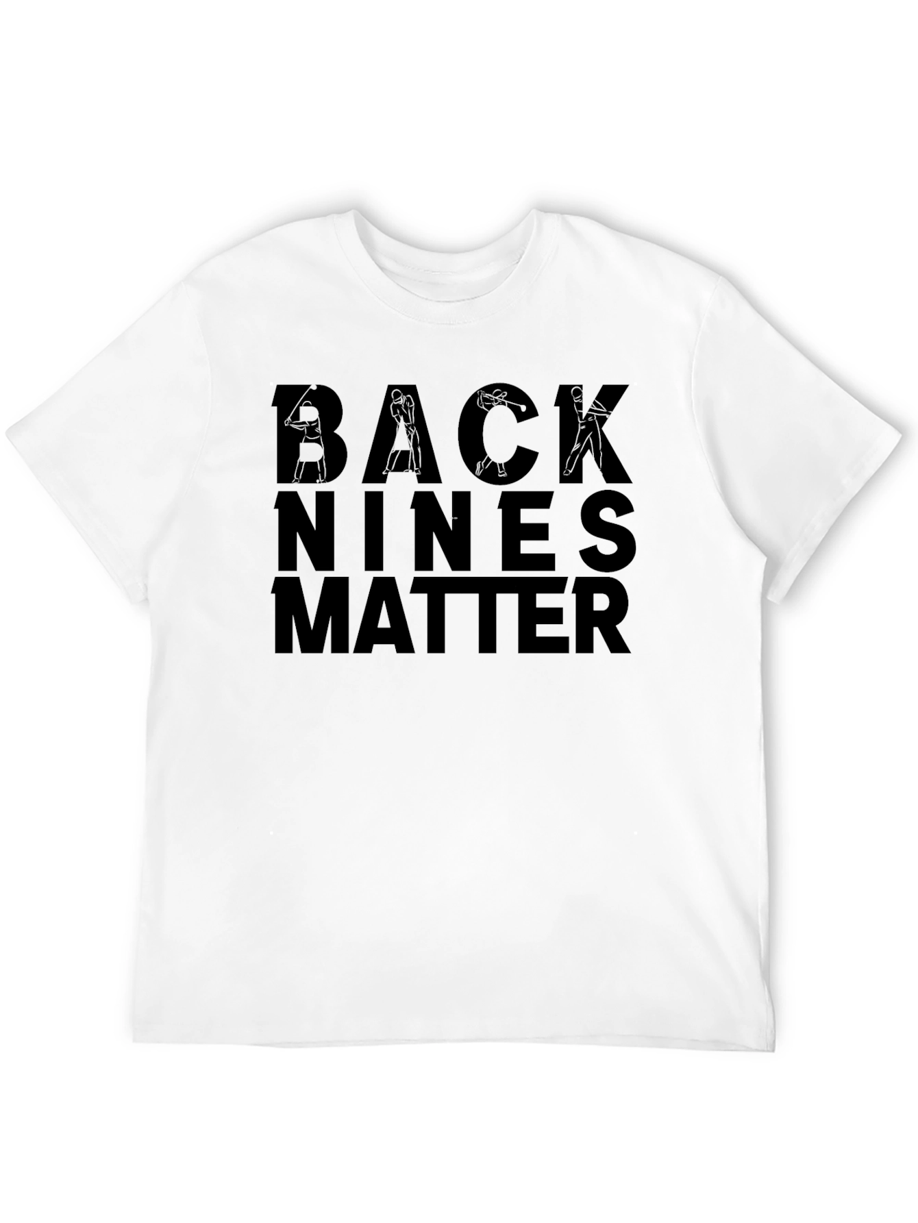 Camiseta Negra Back Nines Matter