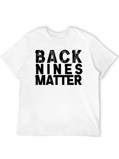 Camiseta Negra Back Nines Matter