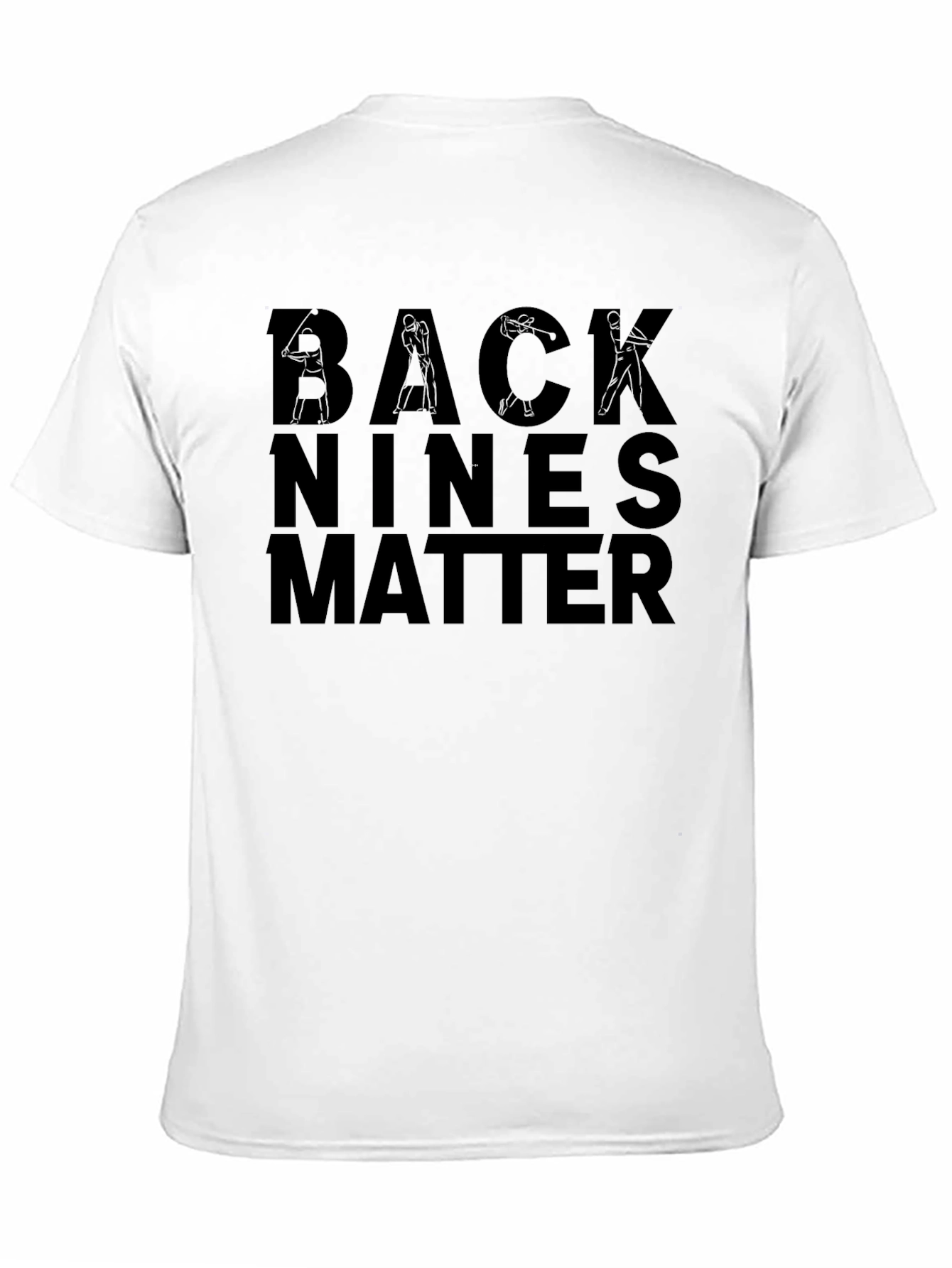 Camiseta Negra Back Nines Matter