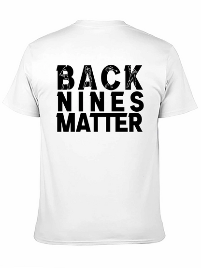 Camiseta Negra Back Nines Matter