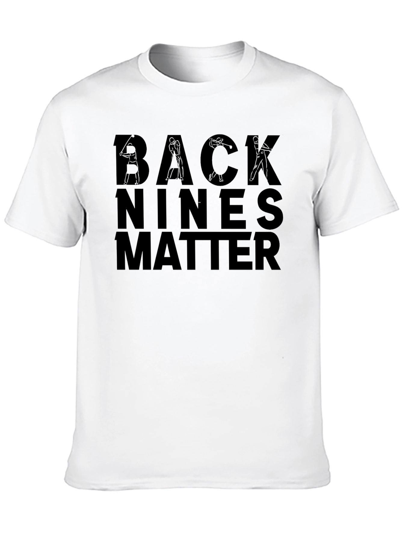 Camiseta Negra Back Nines Matter