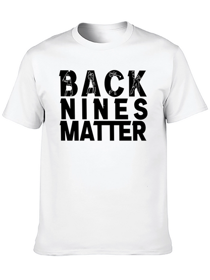 Camiseta Negra Back Nines Matter