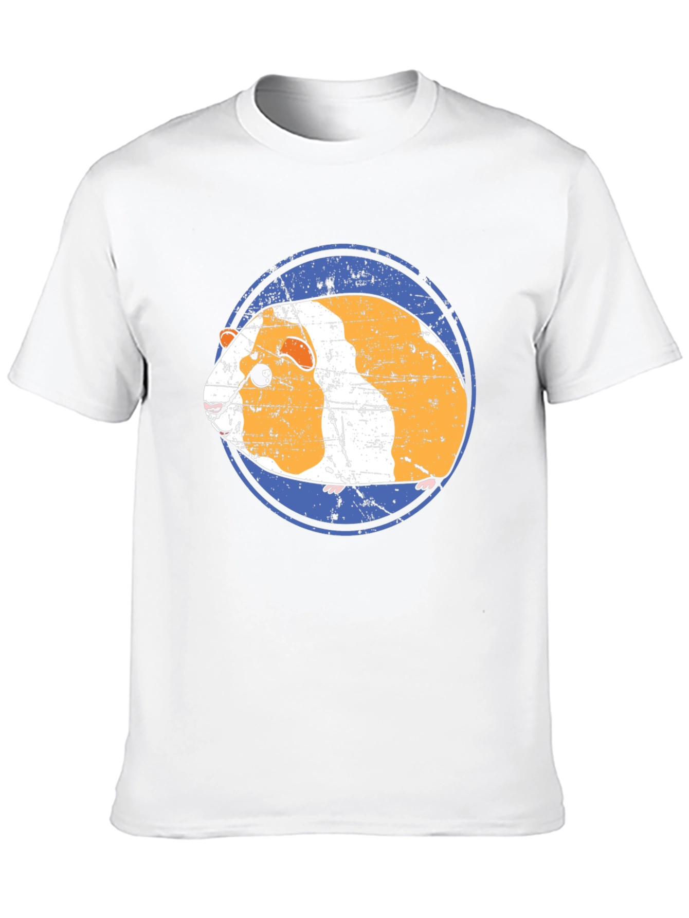 Camiseta Negra con Diseño de Cuy Gracioso