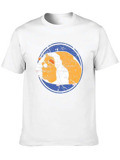 Camiseta Negra con Diseño de Cuy Gracioso