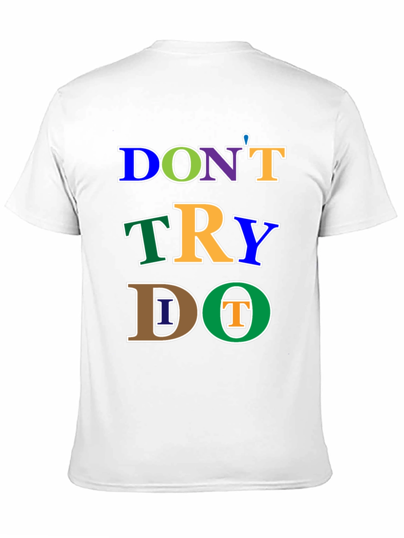 Camiseta Negra: No Intentes Hazlo