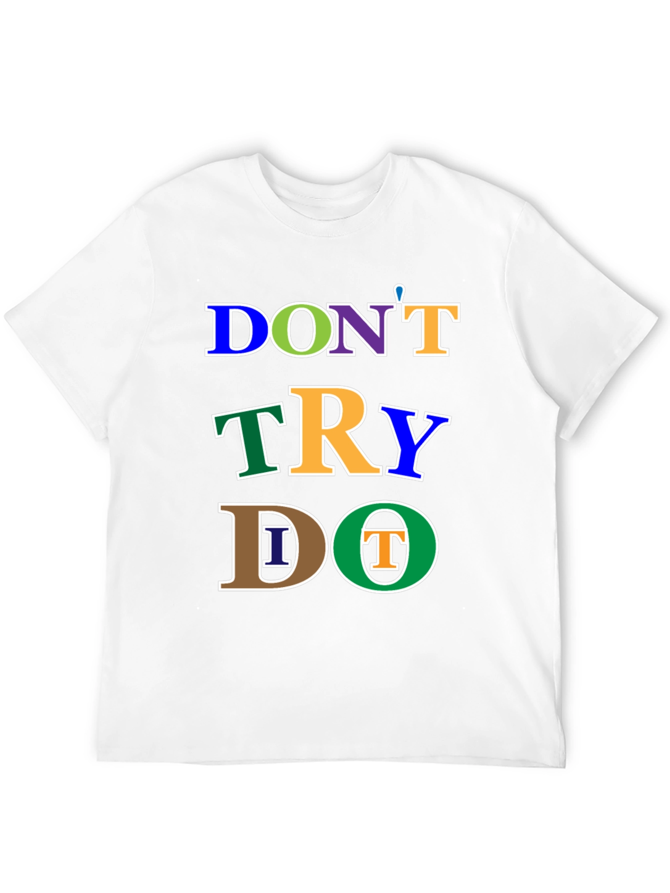 Camiseta Negra: No Intentes Hazlo