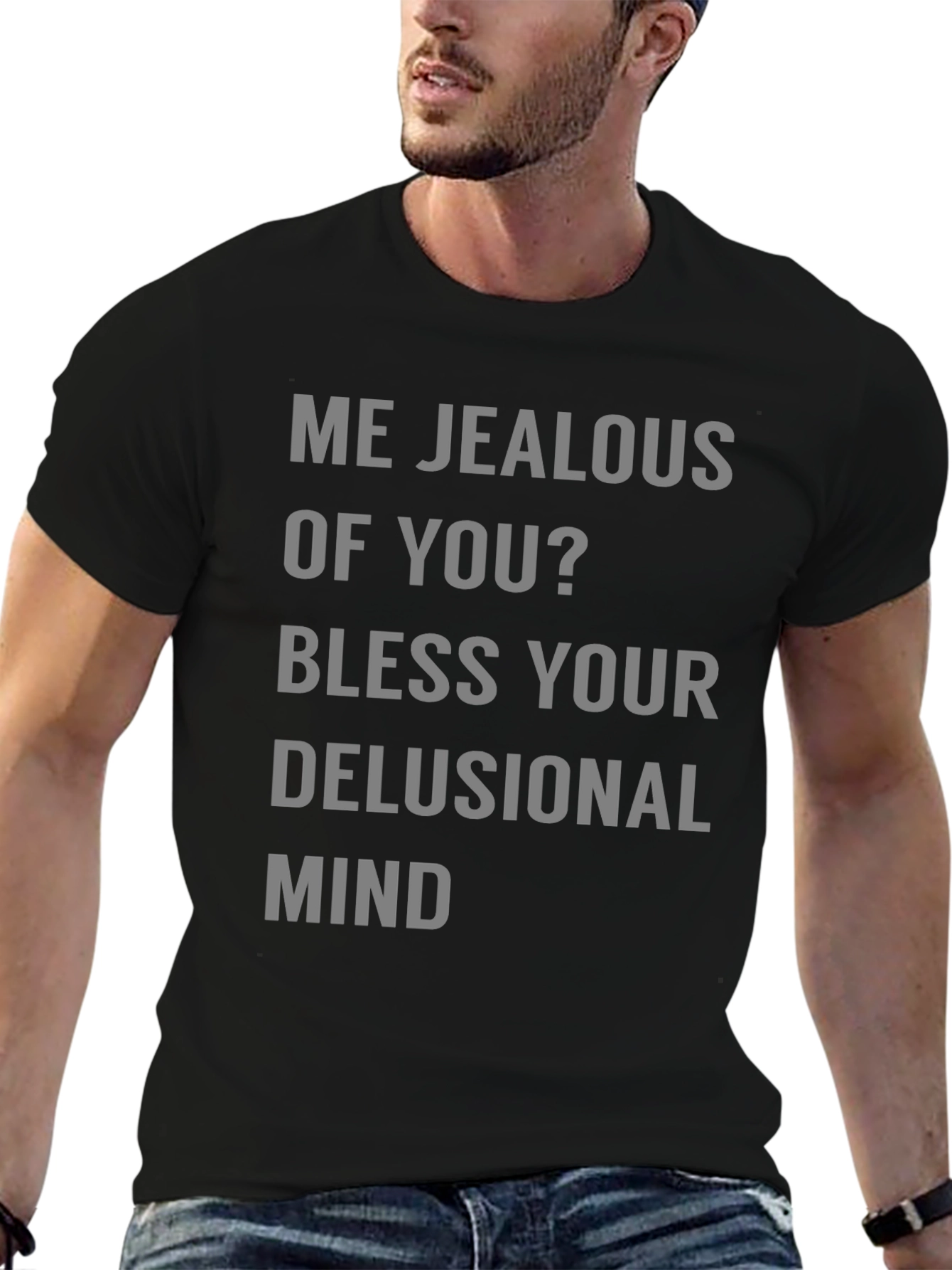 Camiseta Hombre - Mente Delusional - Casual y Divertida