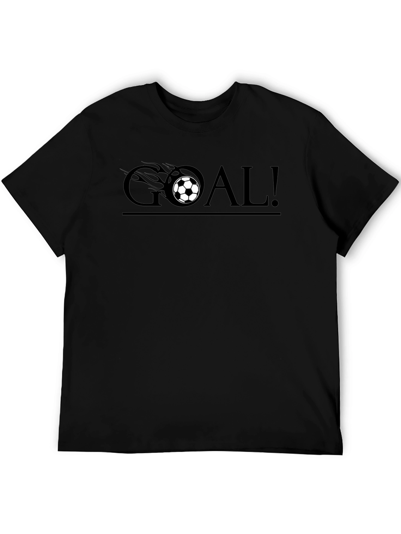 Camiseta Negra ¡GOL! Fútbol