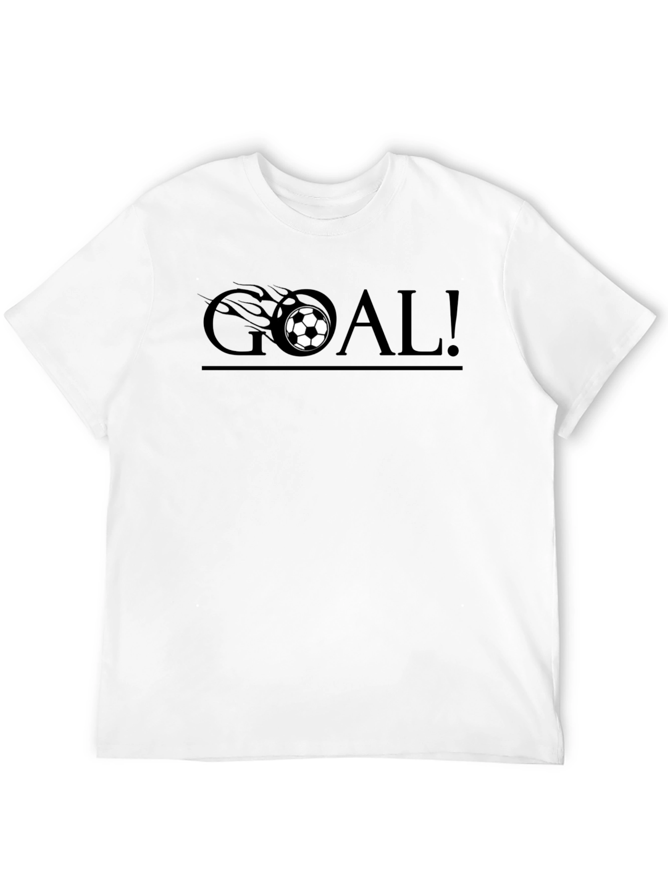 Camiseta Negra ¡GOL! Fútbol