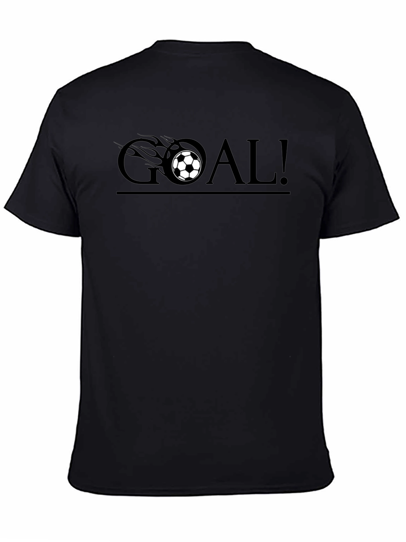 Camiseta Negra ¡GOL! Fútbol
