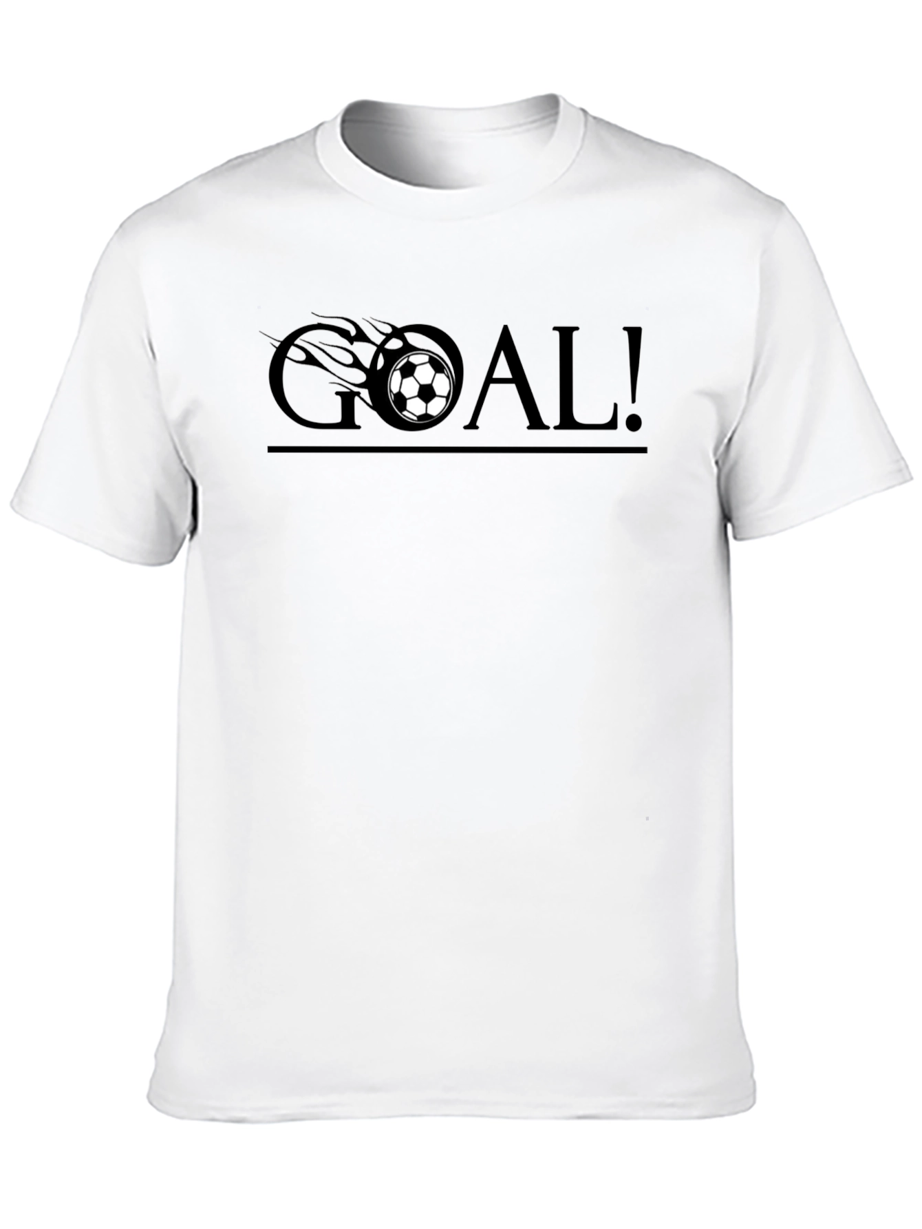 Camiseta Negra ¡GOL! Fútbol