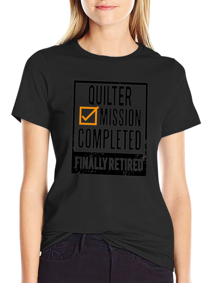 Camiseta Negra: Misión de Quilter Cumplida ¡Finalmente Retirado!