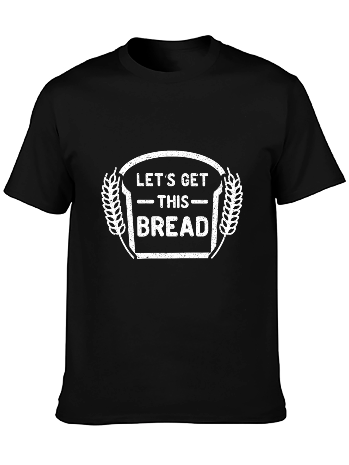 Camiseta Negra Lets Get This Bread