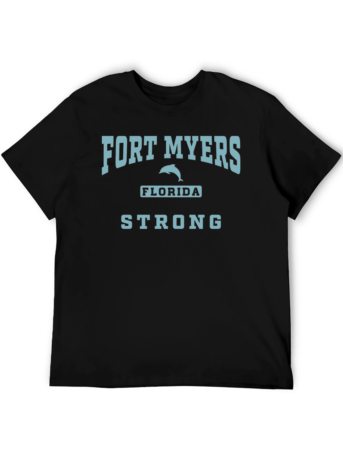 Camiseta Negra Fort Myers Florida Strong