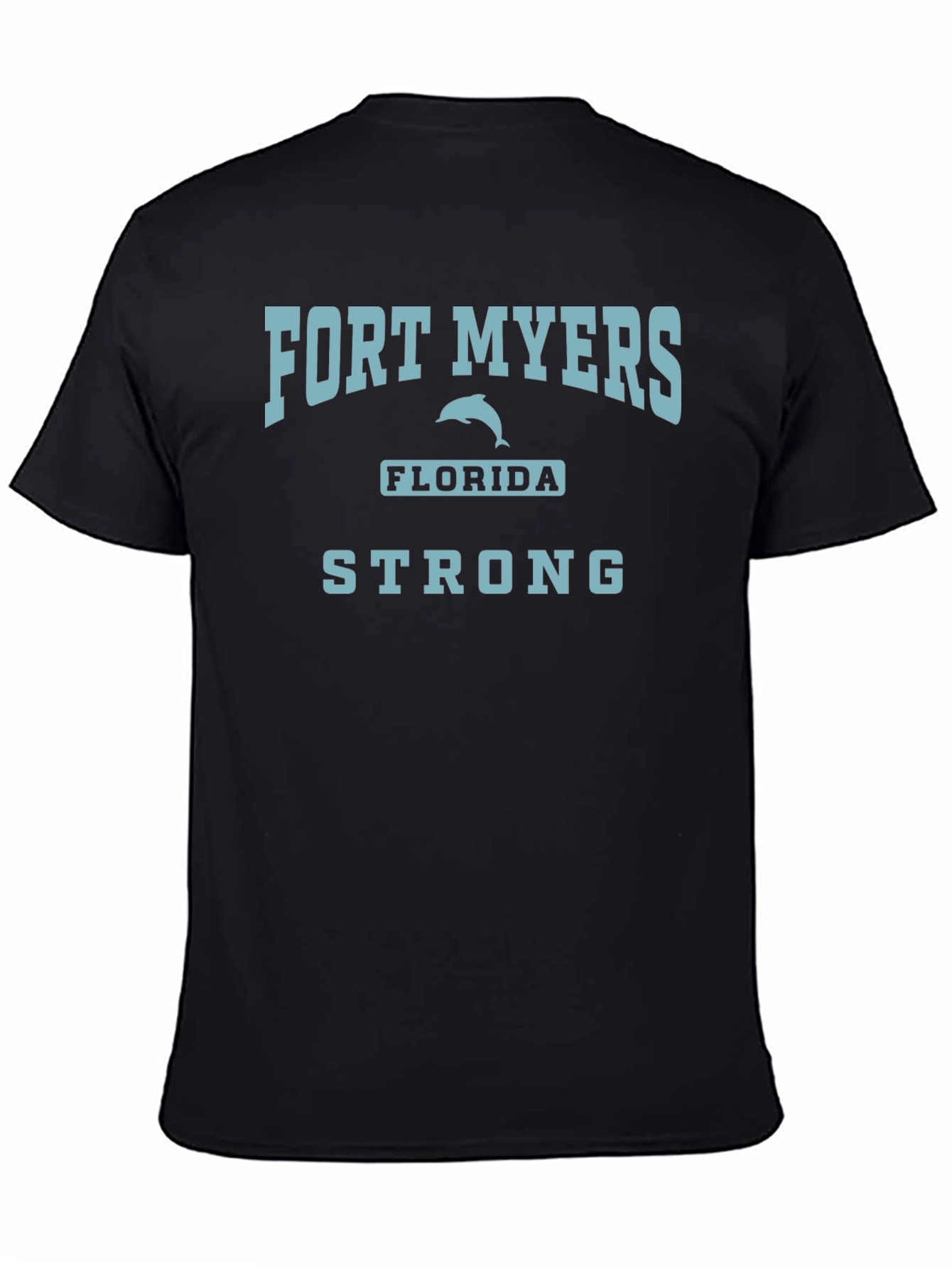 Camiseta Negra Fort Myers Florida Strong