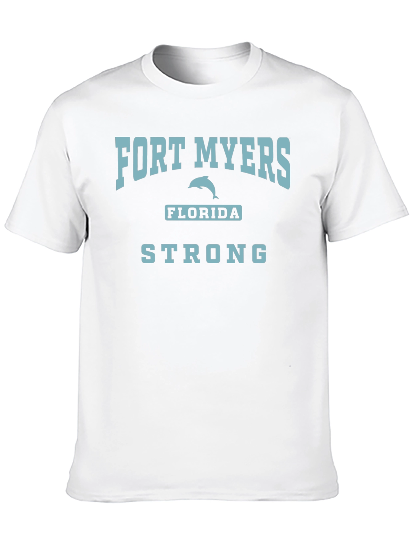 Camiseta Negra Fort Myers Florida Strong