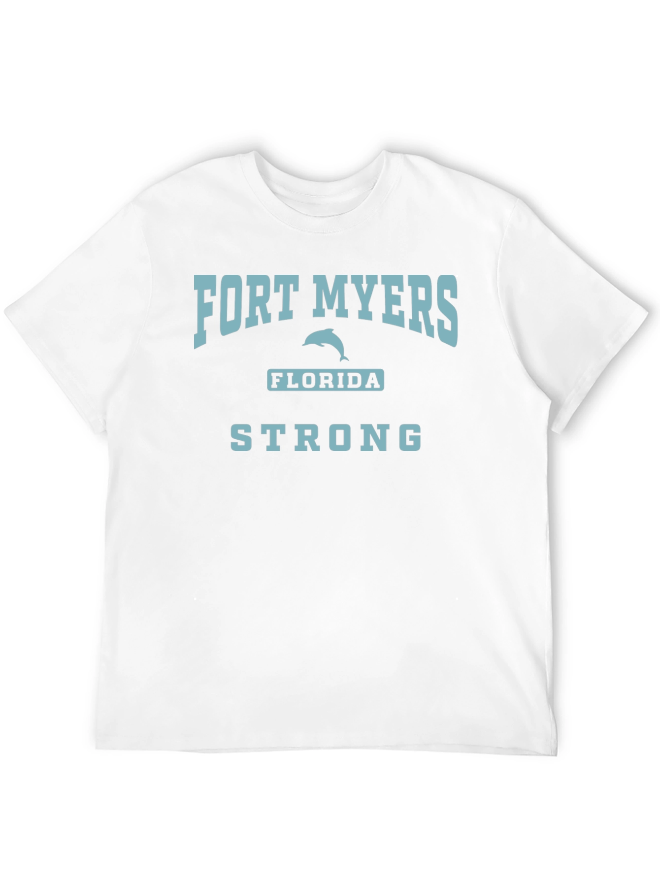 Camiseta Negra Fort Myers Florida Strong