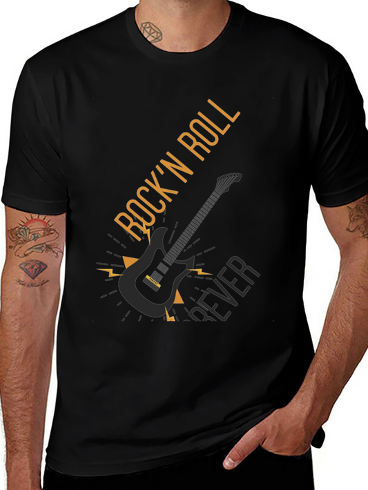 Camiseta Negra Rock n Roll Forever