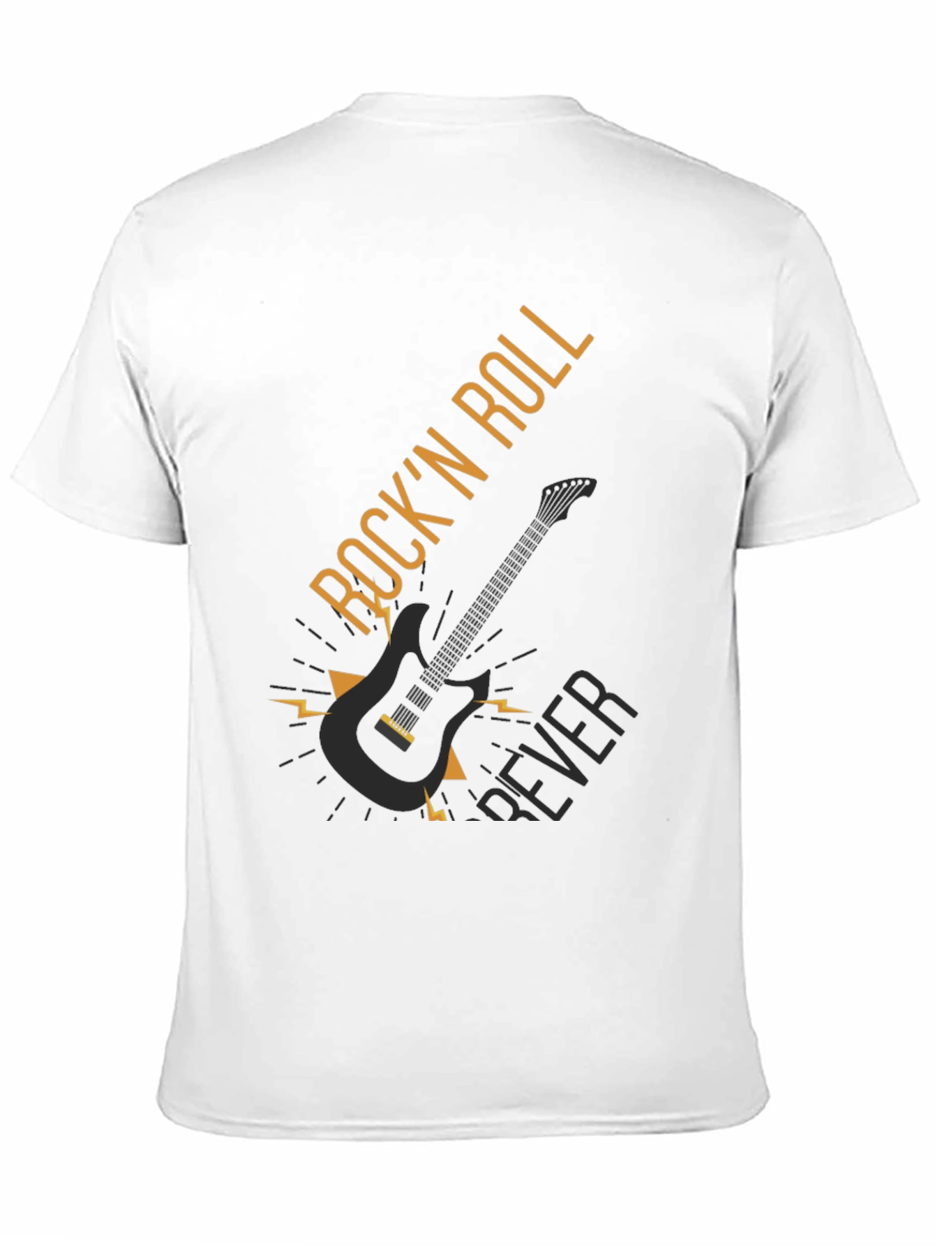 Camiseta Negra Rock n Roll Forever