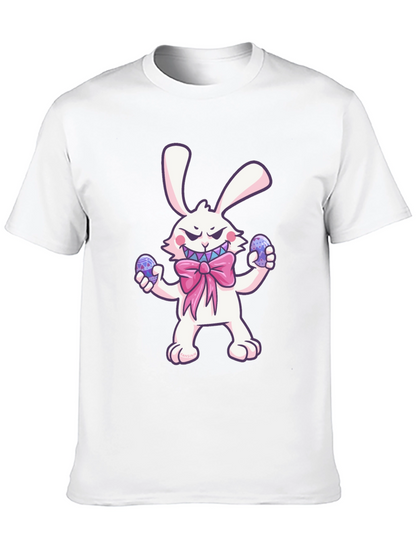 Camiseta Negra Conejo Malvado de Pascua
