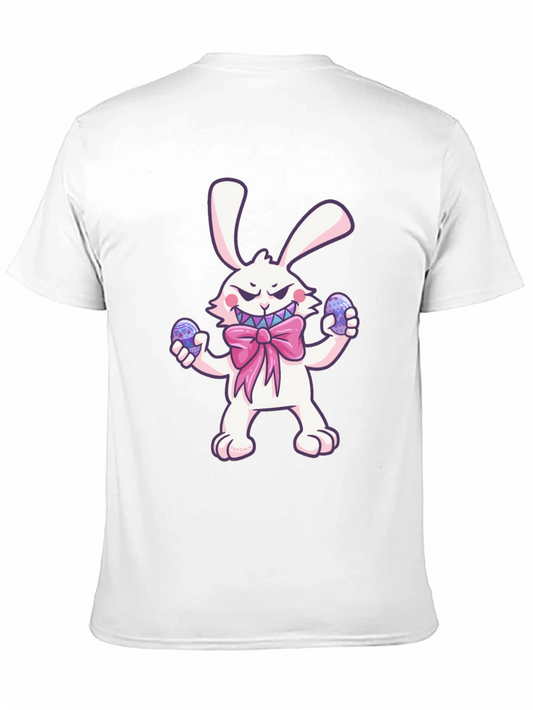 Camiseta Negra Conejo Malvado de Pascua