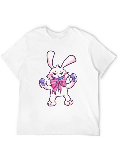 Camiseta Negra Conejo Malvado de Pascua