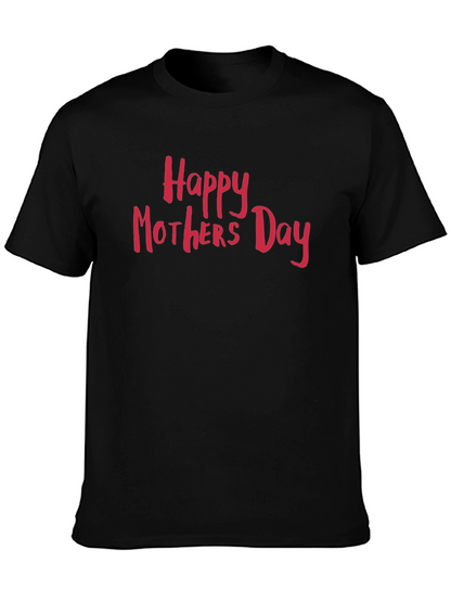 Camiseta Negra Feliz Día de la Madre