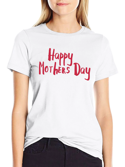 Camiseta Negra Feliz Día de la Madre