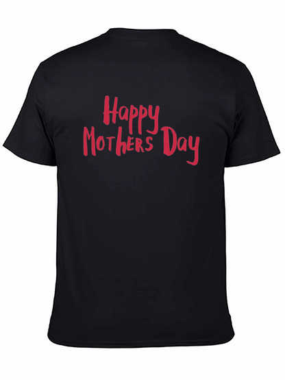 Camiseta Negra Feliz Día de la Madre