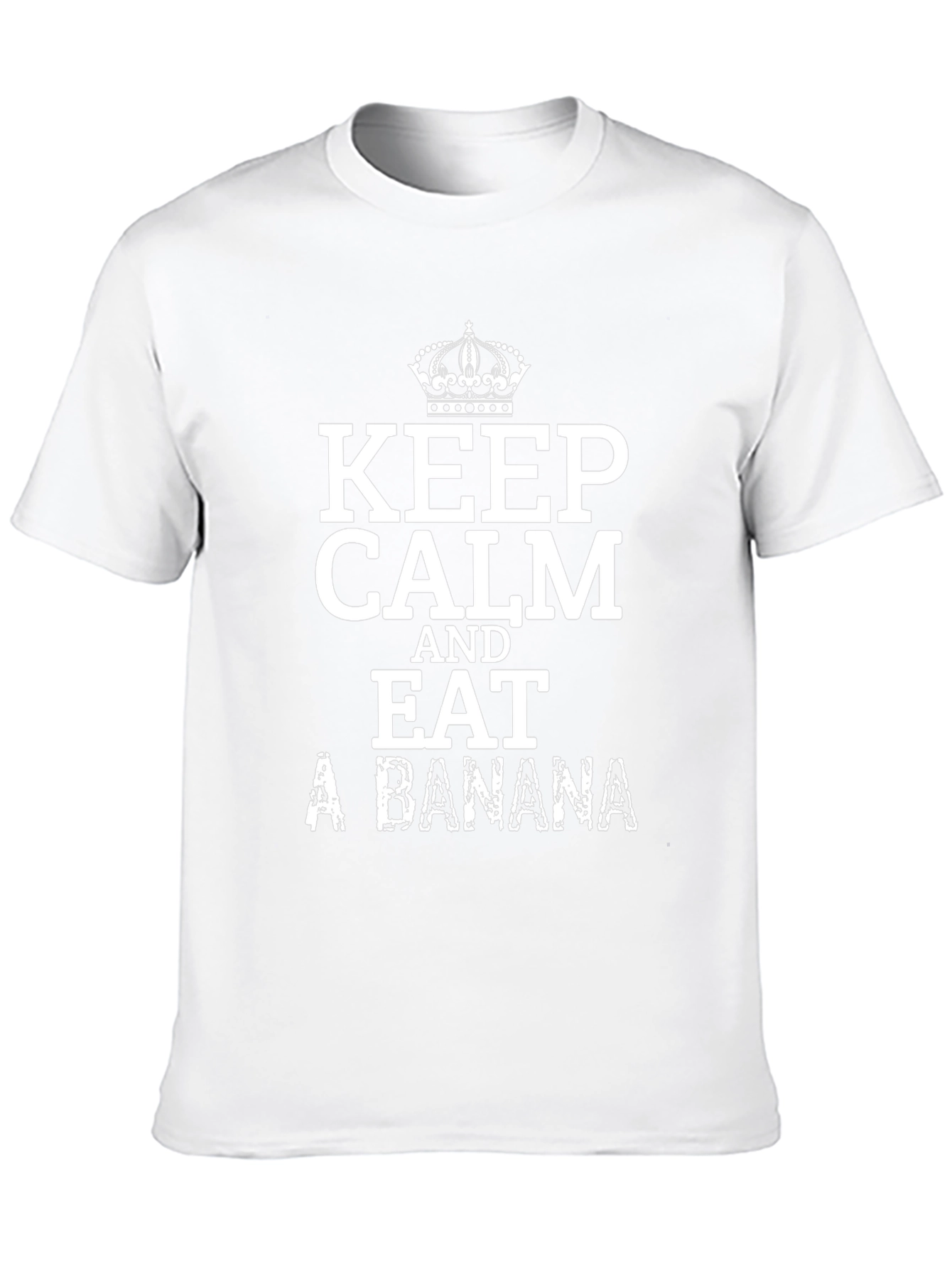 Camiseta Negra Keep Calm and Eat a Banana