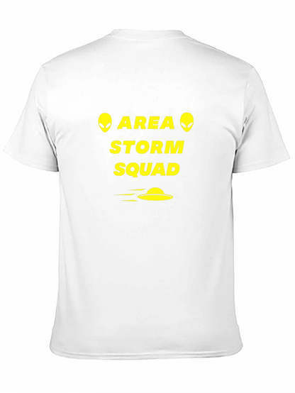 Camiseta Negra Área Storm Squad Aliens OVNI