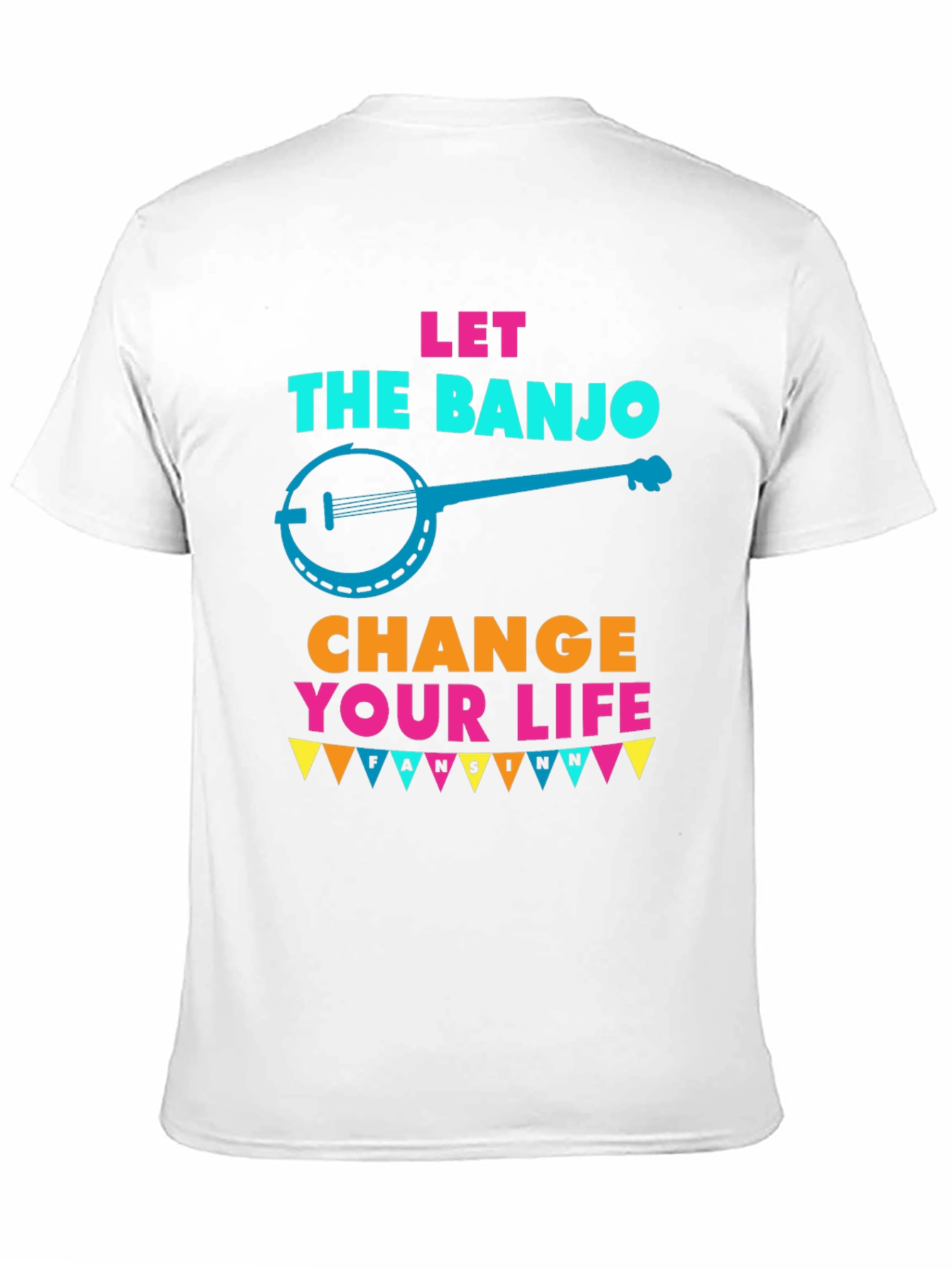 Camiseta Negra Let the Banjo Change Your Life