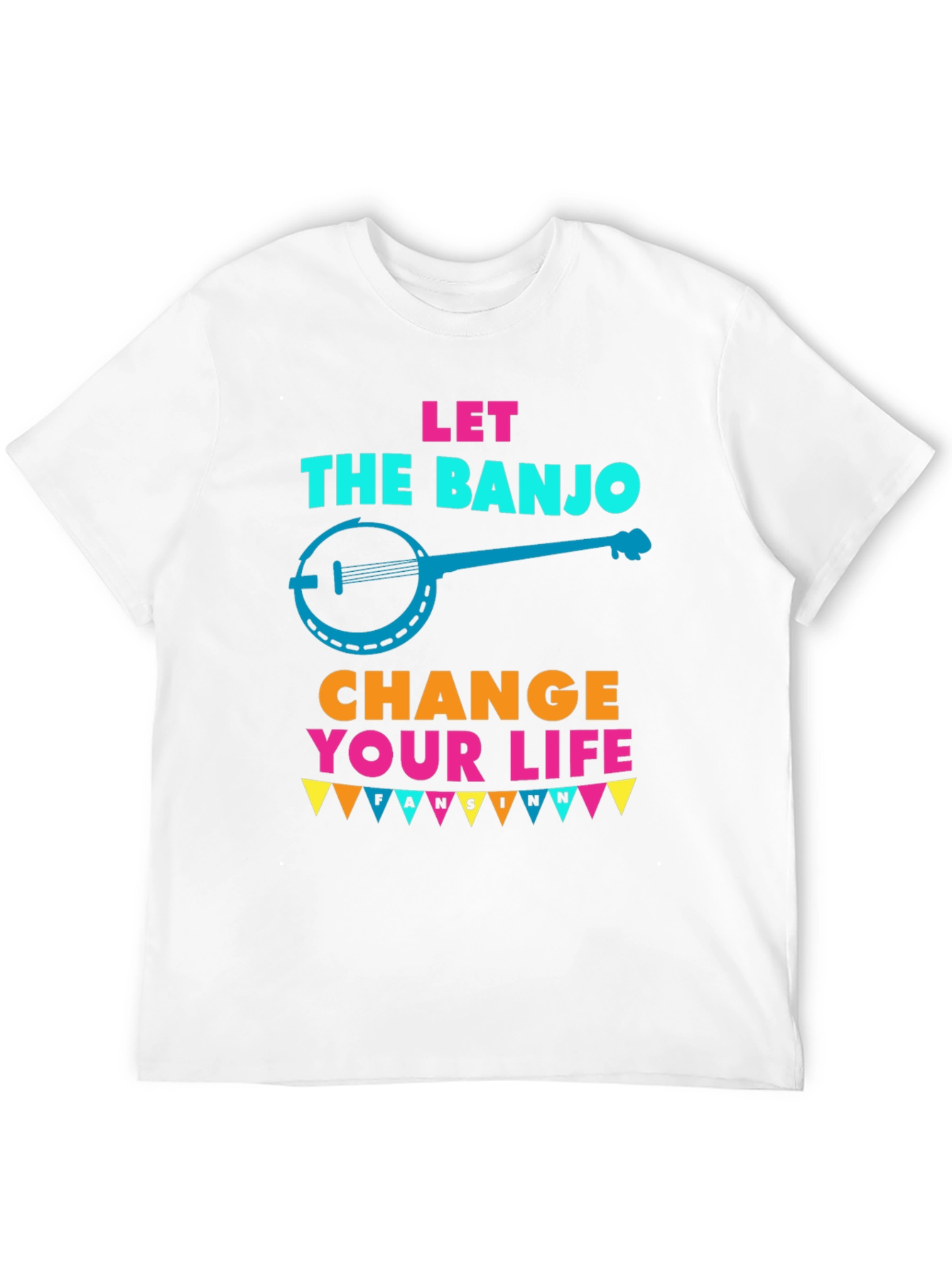 Camiseta Negra Let the Banjo Change Your Life