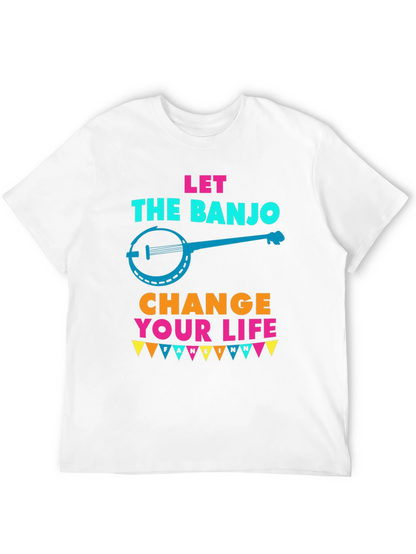 Camiseta Negra Let the Banjo Change Your Life