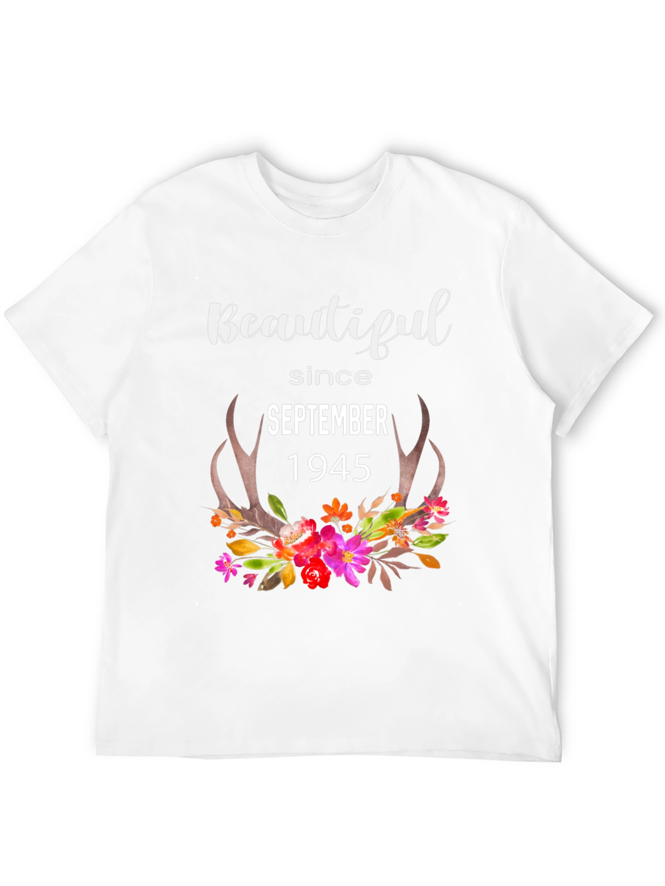 Camiseta Negra Beautiful Since September 1945