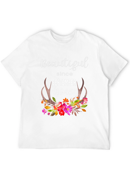 Camiseta Negra Beautiful Since September 1945