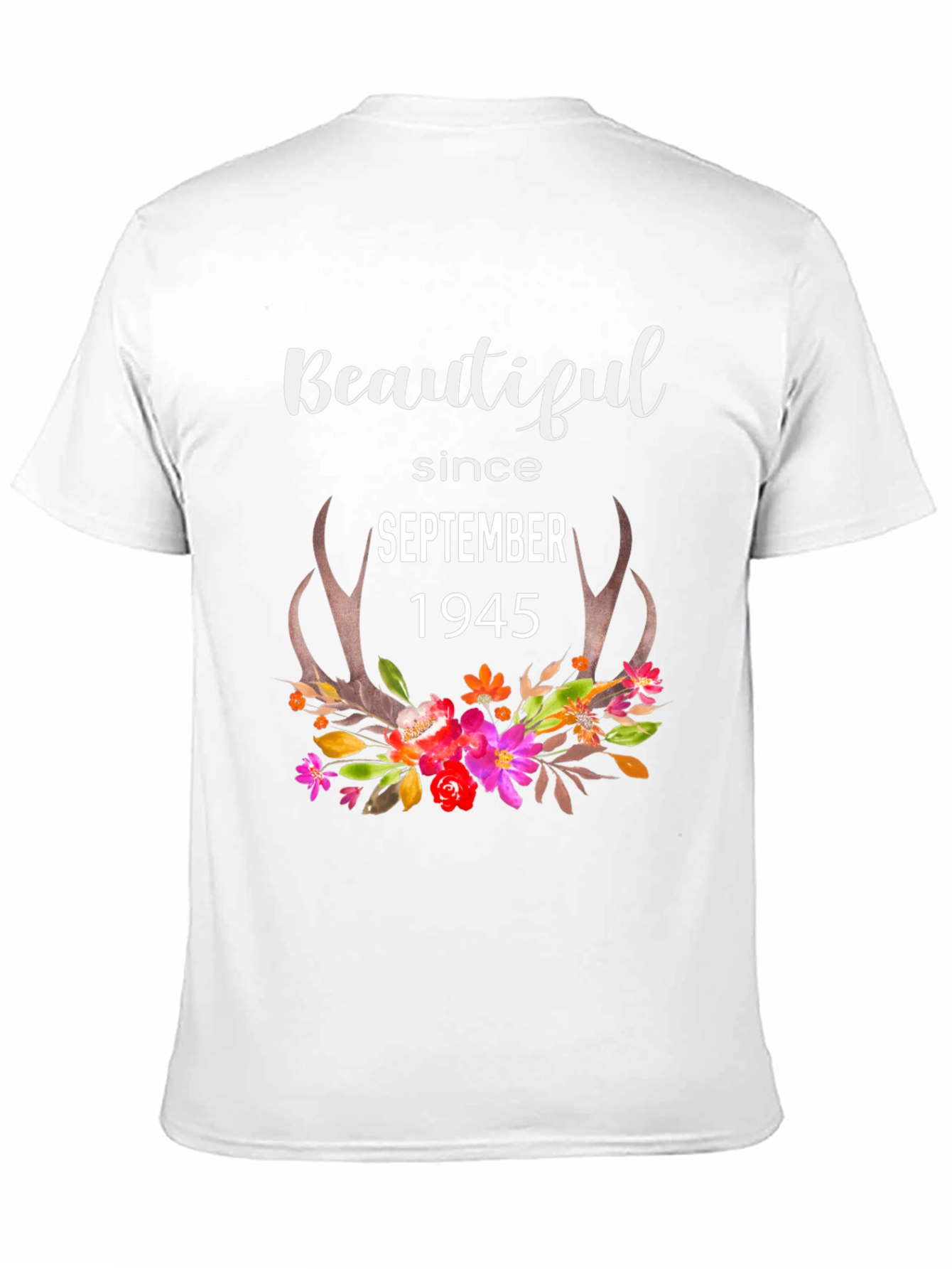 Camiseta Negra Beautiful Since September 1945