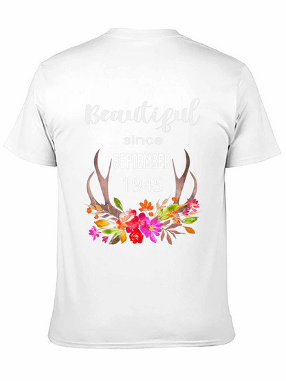 Camiseta Negra Beautiful Since September 1945