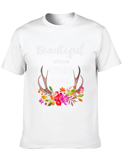 Camiseta Negra Beautiful Since September 1945