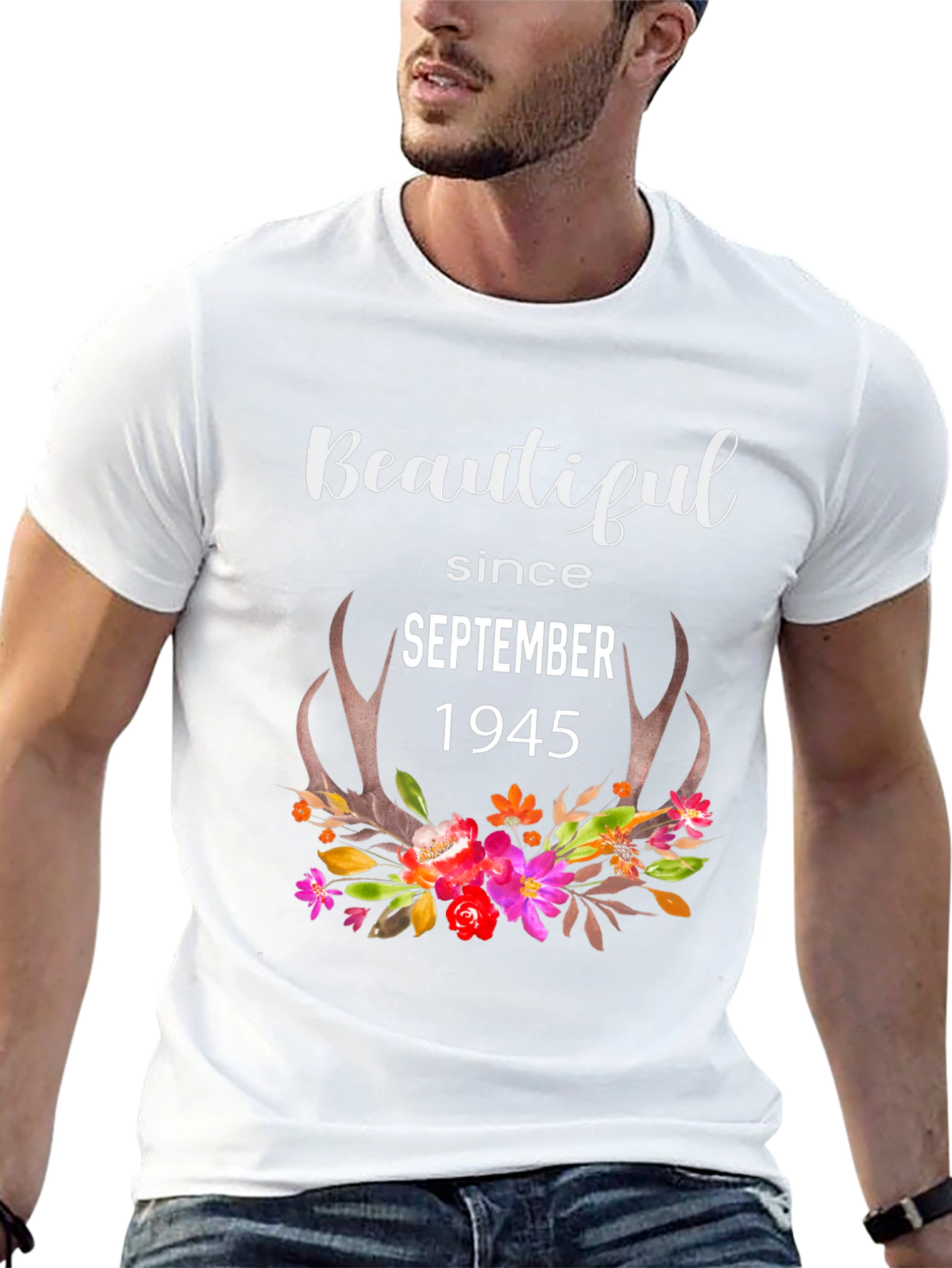 Camiseta Negra Beautiful Since September 1945
