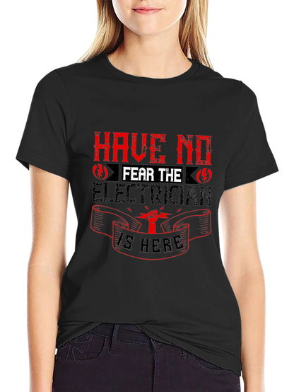 Camiseta Electricista Divertida - Sin Miedo