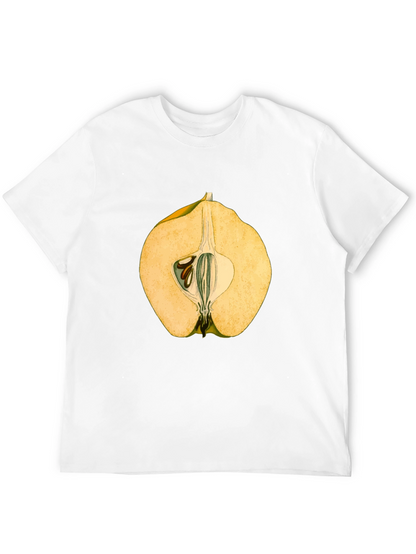 Camiseta Negra con Diseño de Fruta Exótica