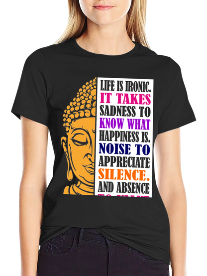 Camiseta Buda Irónica para Hombre