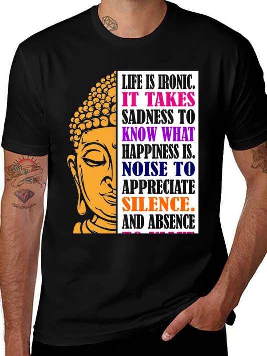 Camiseta Buda Irónica para Hombre