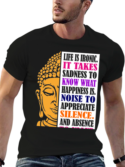 Camiseta Buda Irónica para Hombre