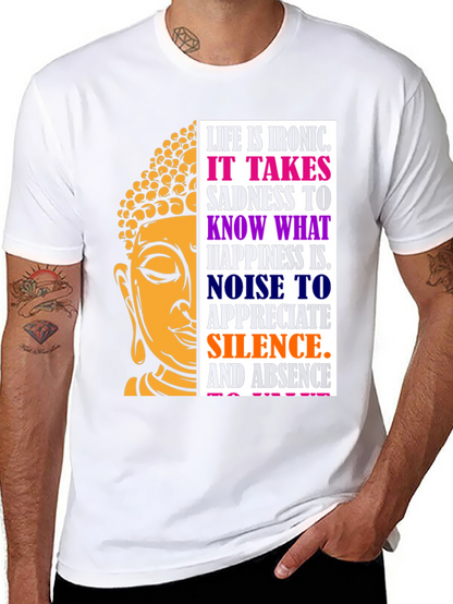 Camiseta Buda Irónica para Hombre