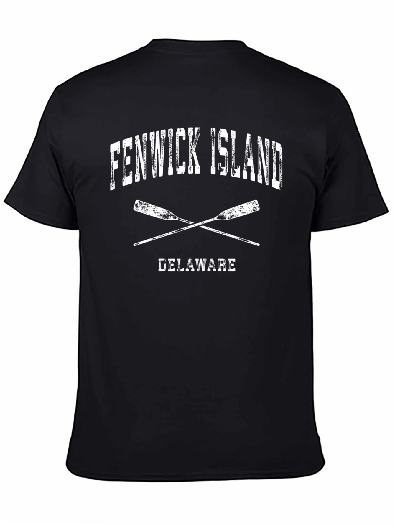 Camiseta Negra Fenwick Island Delaware